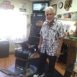 Largents Barber Shop - Ron is the barber who started the shop on Oct. 22 of "82".... He has since retired now his wife Judy does the barbering