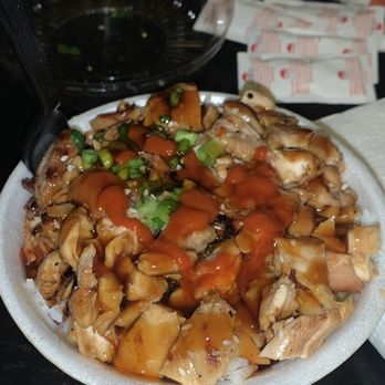 Ronin BBQ Teriyaki - After I added teriyaki on it myself - Barbeque Near Me - Whittier, California Ronin BBQ Teriyaki - After I added teriyaki on it myself - Barbeque Near Me - Whittier, California