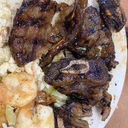 Kalbi short ribs with shrimp