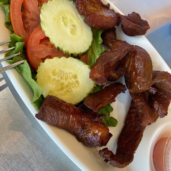 Sanamluang Cafe - Pork jerky - Thai Near Me - North Hollywood, California Sanamluang Cafe - Pork jerky - Thai Near Me - North Hollywood, California