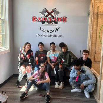 Railyard Axehouse - Axe Throwing Near Me - Grayson, Georgia Railyard Axehouse - Axe Throwing Near Me - Grayson, Georgia