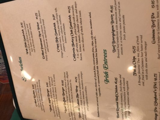 Menu photo 7 The Old Brogue Great Falls, VA Menu photo 7 The Old Brogue Great Falls, VA