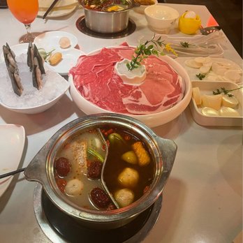 Lao Pot - Tom yum soup and Lao pot special soup(spicy). - Hot Pot Near Me - Madison Heights, Michigan