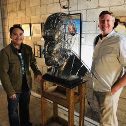 Loiter Gallery - Opening night Ron Leiter sculptor