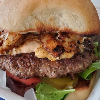 Chef Celeste Bistro - Surf & Turf Burger - Personal Chefs Near Me - Baton Rouge, Louisiana