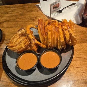 Corky's Ribs & BBQ - Bland Onion Rings "Loaf" - Barbeque Near Me - Memphis, Tennessee Corky's Ribs & BBQ - Bland Onion Rings "Loaf" - Barbeque Near Me - Memphis, Tennessee