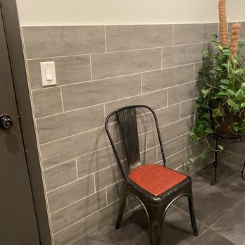Shang Noodle & Chinese - Chair to relax and chill while chatting with people in the bathroom - Chinese Near Me - Evanston, Illinois
