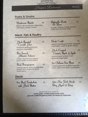 Menu photo 5 Hogan's Restaurant King City, ON