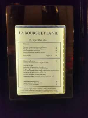 La Bourse et La Vie by null