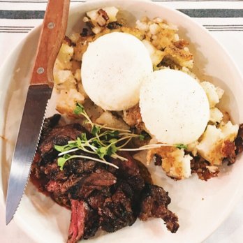 Nook - Steak and eggs (poached) - New American Near Me - Tucson, Arizona