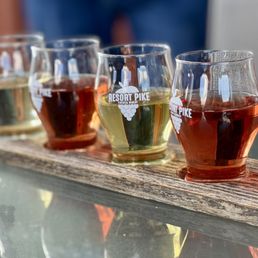 a flight of cidery a flight of cidery