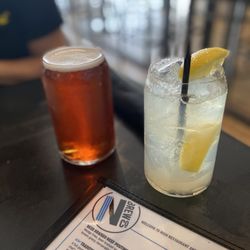 Nigh Brewing - The Nigh Sunshine tap beer and the Nigh Shake Up