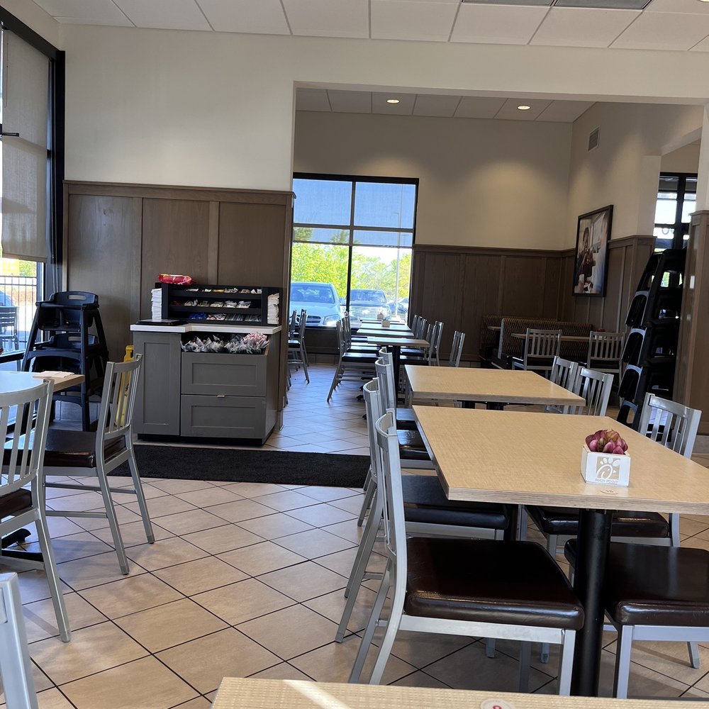 Chick-fil-A - More seating and the third condiment station - Fast Food Near Me - High Point, North Carolina Chick-fil-A - More seating and the third condiment station - Fast Food Near Me - High Point, North Carolina