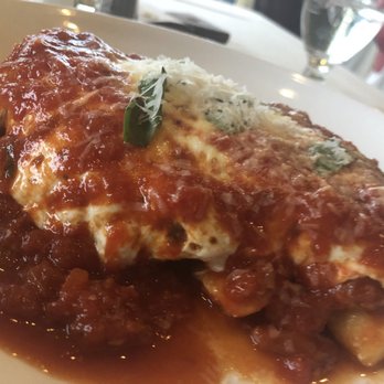 Ravello By Toscano - Chicken Parmesan on top of gnocchi - Italian Near Me - Robbinsville, New Jersey Ravello By Toscano - Chicken Parmesan on top of gnocchi - Italian Near Me - Robbinsville, New Jersey