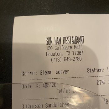Son Nam Restaurant - Vietnamese Near Me - Houston, Texas