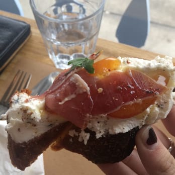 The Corner - Prosciutto and ricotta toast from the toast sampler - Cafes Near Me - Montclair, New Jersey