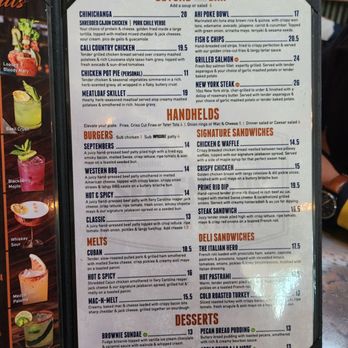 Septembers Taproom & Eatery - Menu 2 - American Near Me - Rancho Cucamonga, California