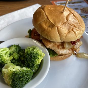 Denny's - BBQ Bacon Chicken Sandwich (no cheese, no BBQ sauce, grilled onions) - Diners Near Me - Galloway, New Jersey