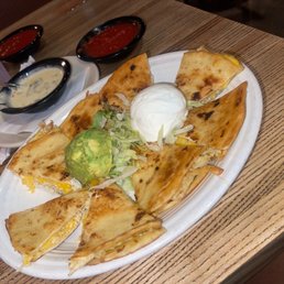 Chicken Quesadillas & Margarita Dip