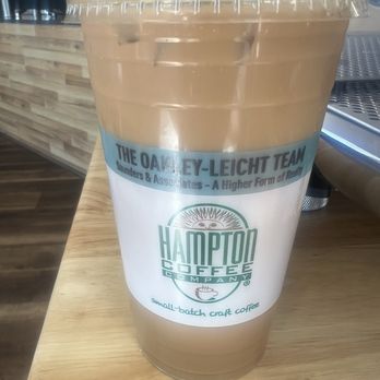 Hampton Coffee Company - Iced Hazelnut Coffee--brewed from the flavored bean - Coffee & Tea Near Me - Southampton, New York Hampton Coffee Company - Iced Hazelnut Coffee--brewed from the flavored bean - Coffee & Tea Near Me - Southampton, New York