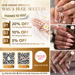 Care More Nails - ‍ OUR GRAND OPENING WAS A HUGE SUCCESS - THANKS TO YOU! ‍