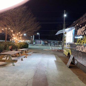 Mikes Vegan Cookout - a food truck at night - Food Trucks Near Me - High Point, North Carolina