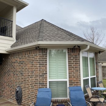 Redfish Roofing Company - We replaced broken Hardie siding, Gutters & roofing in this photo. - Roofing Near Me - Houston, Texas Redfish Roofing Company - We replaced broken Hardie siding, Gutters & roofing in this photo. - Roofing Near Me - Houston, Texas