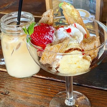 Hide Out Cafe - Churro ice cream and tiramisu coffee - Cafes Near Me - Rowland Heights, California