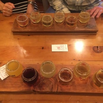 Schilling Cider House - Flights on flights on flights - pretty sure we tried half the tap list. - Bars Near Me - Seattle, Washington
