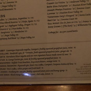 Hillstone - Drink/Cocktails menu - very overpriced - New American Near Me - San Francisco, California Hillstone - Drink/Cocktails menu - very overpriced - New American Near Me - San Francisco, California