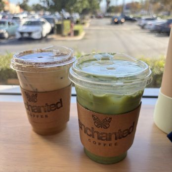 Enchanted Coffee - Organic Matcha Latte  The New London - Coffee & Tea Near Me - Santa Ana, California