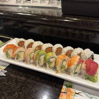 Miyagi Ayce Sushi - Rainbow, Spicy Tuna - Sushi Bars Near Me - San Bernardino, California