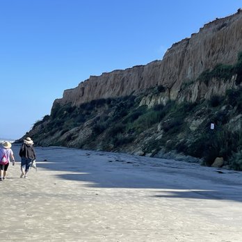 Torrey Pines State Beach - Walkers on the beach - Beaches Near Me - San Diego, California