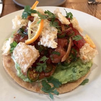 Claro - Yellowfin Tostada - Mexican Near Me - Brooklyn, New York Claro - Yellowfin Tostada - Mexican Near Me - Brooklyn, New York