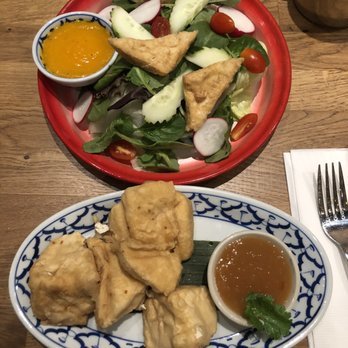 Glur - The glur salad and fried tofu - Thai Near Me - New York, New York