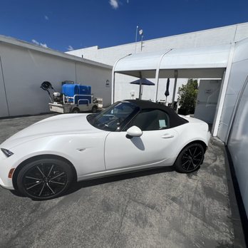 Galpin Mazda - I was led from the dazzling white dealership pod to test drive this white Miata. It felt quite futuristic. - Car Dealers Near Me - North Hills, California Galpin Mazda - I was led from the dazzling white dealership pod to test drive this white Miata. It felt quite futuristic. - Car Dealers Near Me - North Hills, California