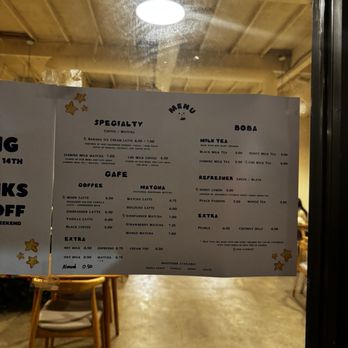 Moon Cha - menu as of december 2025 - Coffee & Tea Near Me - Huntington Beach, California Moon Cha - menu as of december 2025 - Coffee & Tea Near Me - Huntington Beach, California