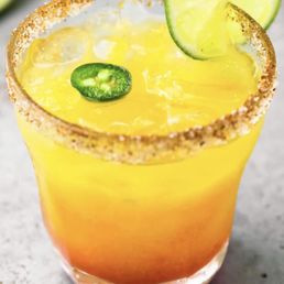 Photo of Serra's Dine & Dance - Studio City, CA, United States. Hilda s famous jalopeno mango margarita