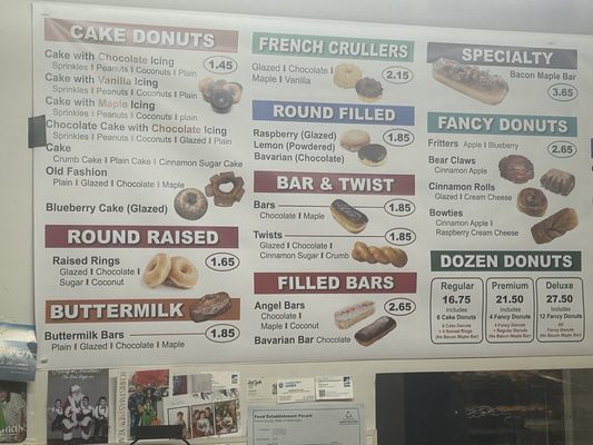 Menu photo 1 Dockside Donuts Tacoma, WA