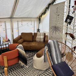 Primitive Grounds - Super cute inside the heated tent!