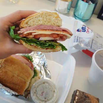 Coffee Talk Cafe - Italian Cold Cut... delicious bread! Felt homemade and delicious. With the chips and the potato salad I could only eat half of it! - Delis Near Me - Towson, Maryland