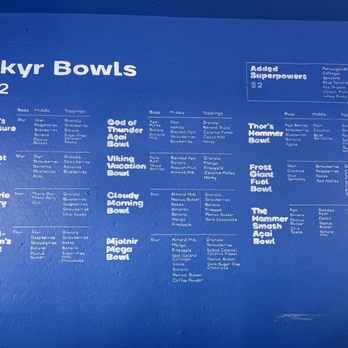 Thor's Skyr - Menu - Sandwiches Near Me - Phoenix, Arizona Thor's Skyr - Menu - Sandwiches Near Me - Phoenix, Arizona