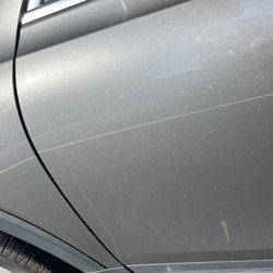 Shell Gas Station - My car after wash