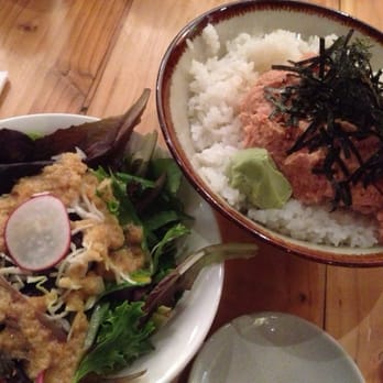 Fukada - Spicy tuna don combo $13. Also comes with miso soup - Japanese Near Me - Irvine, California Fukada - Spicy tuna don combo $13. Also comes with miso soup - Japanese Near Me - Irvine, California