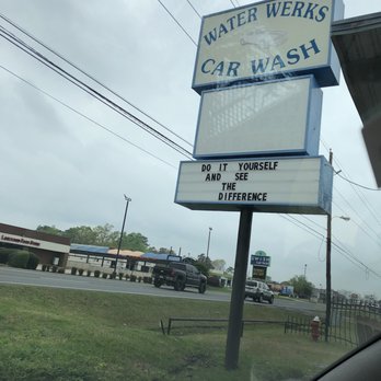 Waterwerks Car wash - Sign when driving out - Car Wash Near Me - Humble, Texas Waterwerks Car wash - Sign when driving out - Car Wash Near Me - Humble, Texas