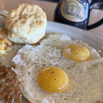 The Toasted Yolk Cafe - 2 eggs and sausage. Extra 2.99 for hash browns. Good came quick, eggs were already cold - Breakfast & Brunch Near Me - Spring, Texas The Toasted Yolk Cafe - 2 eggs and sausage. Extra 2.99 for hash browns. Good came quick, eggs were already cold - Breakfast & Brunch Near Me - Spring, Texas