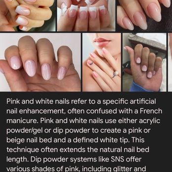 Milano Nail Spa - My understanding of pink and white dip nails, supported by the internet. - Nail Salons Near Me - Bakersfield, California