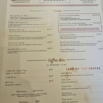 The Woodbury - Menu - New American Near Me - Columbus, Ohio The Woodbury - Menu - New American Near Me - Columbus, Ohio