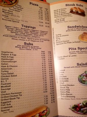 Menu photo 5 Riverside Pizza & Seafoods Cambridge, MA Menu photo 5 Riverside Pizza & Seafoods Cambridge, MA