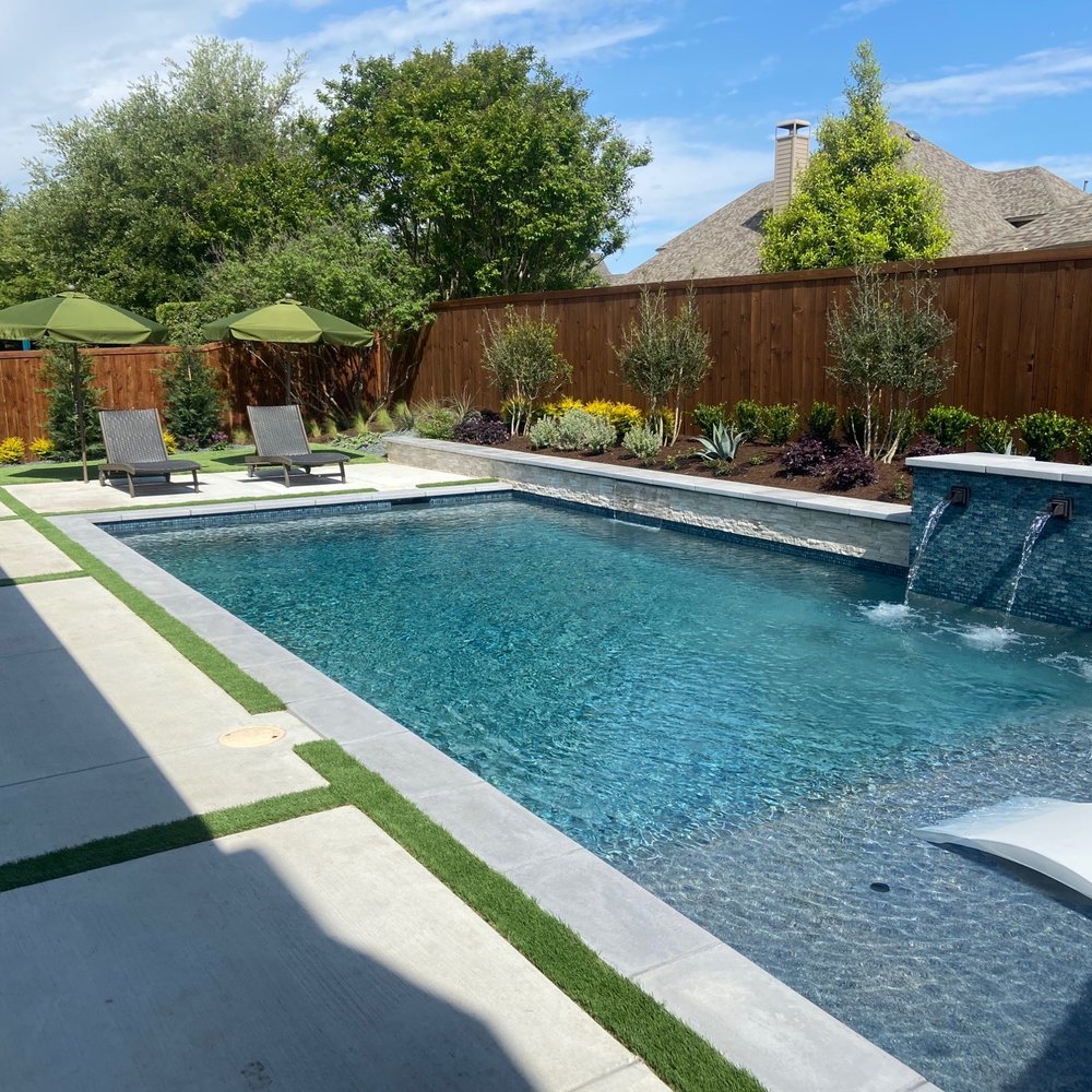 Arrowbrooke Landscapes - Completed landscape following pool build. - Landscaping Near Me Arrowbrooke Landscapes - Completed landscape following pool build. - Landscaping Near Me